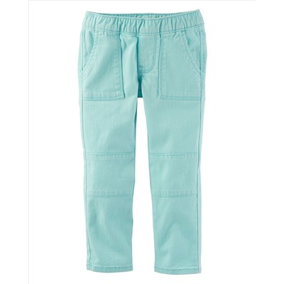 Twill Moto Jeggings