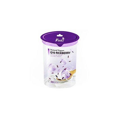 ТКАНЕВАЯ МАСКА С ЙОГУРТОМ И БУРЫМ РИСОМ 3D 35 МЛ / MOODS NATURAL YOGURT RICEBERRY Q10 FACIAL MASK 35 ML