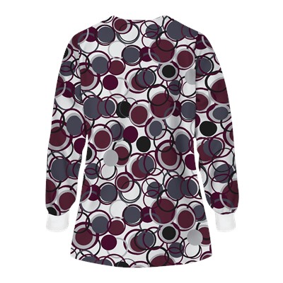 UA Circle Games White Scrub Jacket