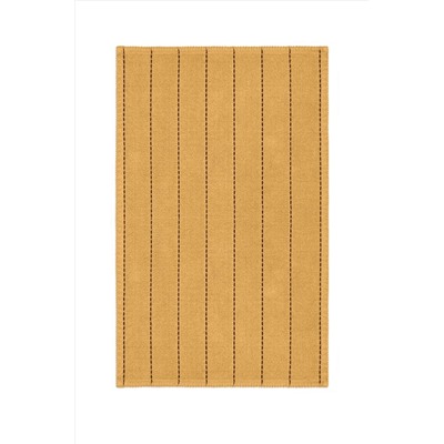 Bluenity Basic Stripe Doğal Pamuklu Banyo Kilimi 50x80 Cm Spruce Yellow Basic15