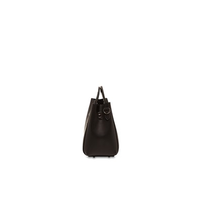 Bolso de piel y neceser Jini Negro