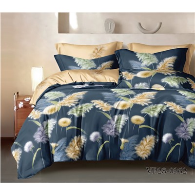 Постельное белье Зима-Лето из поплина с окантовкой ЗЛПО28-1462