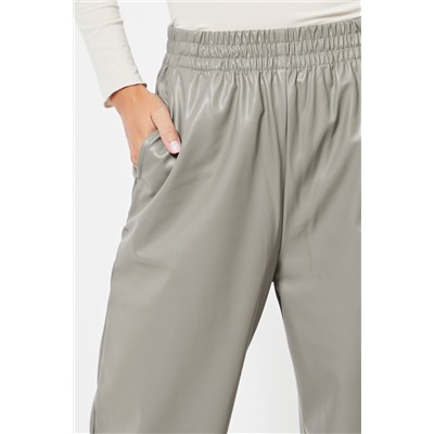 Pantalón cintura alta - Gris claro