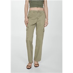 Jeans cargo bolsillos