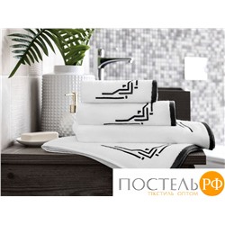 Togas ДЖАСПЕР бел-черн Полотенце 40х60, 100% хлопок