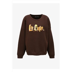 Lee Cooper O Yaka Kahve Kadın Sweatshırt 241 LCF 241001 TILA KAHVE 5003069069