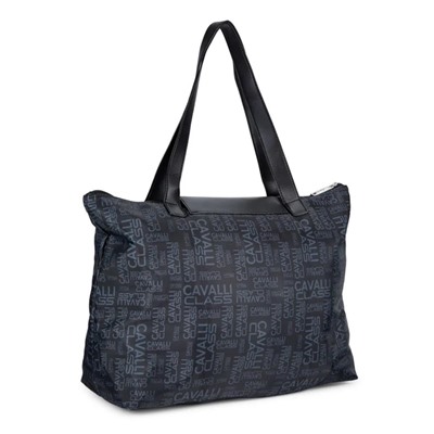 Cavalli Class by Roberto Cavalli Large Monogram Tote