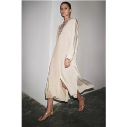 STRIPED SHIRT DRESS ZW COLLECTION