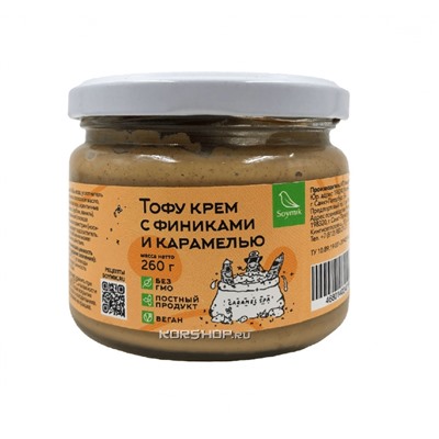 Соймик Тофу-крем с финиками и карамелью 200г