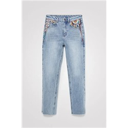 Vaquero Straight cropped cenefas