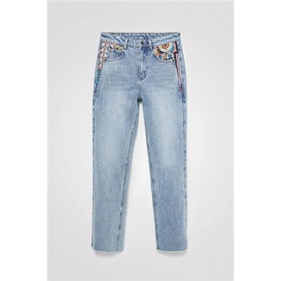 Vaquero Straight cropped cenefas