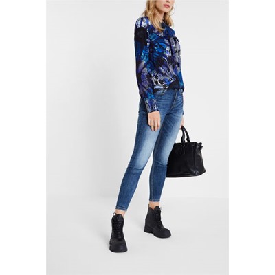 Blusa estampado mandala galactic