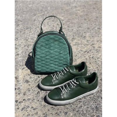 JOE SANCHEZ COR 19407 OLIVA+AB.Z · Pelle · mochila 421 (650) АКЦИЯ