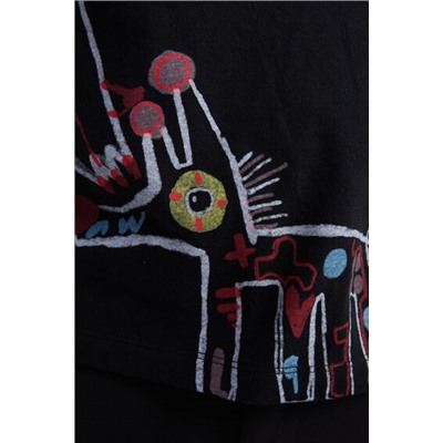Camiseta manga tricot