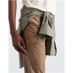 Slim Fit Cargo Trousers, Men, Light Brown