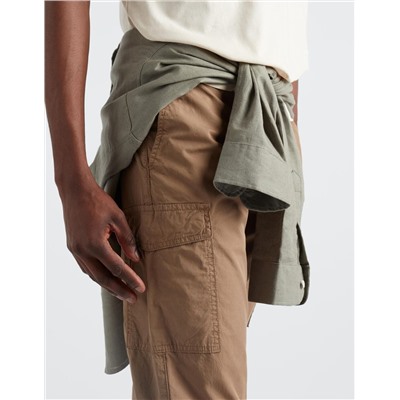 Slim Fit Cargo Trousers, Men, Light Brown
