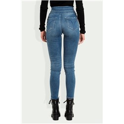 Vaquero skinny fit 7/8 Azul claro