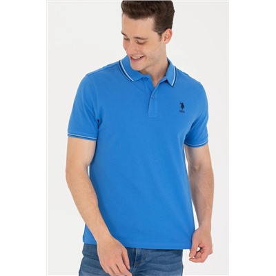 Erkek Saks Basic Polo Yaka Tişört