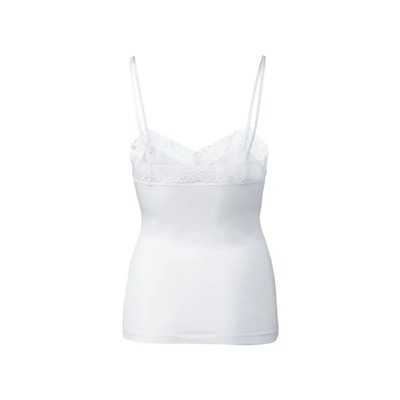 ESMARA® Lingerie ESMARA® Spaghettiträgerhemden Damen, 3 Stück, mit Bio-Baumwolle und Elasthan