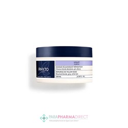 Phyto Violet Masque Déjaunissant Réparateur - Cheveux Blonds Décolorés, Gris, Blancs 200ml