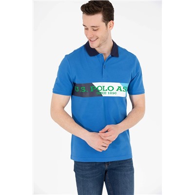 Erkek Saks Polo Yaka Tişört