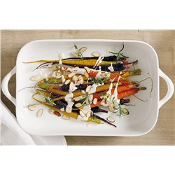 Форма для запекания, 36х24,5х7 см, фарфор P, прямоугольная, белая, White Basics, 59277