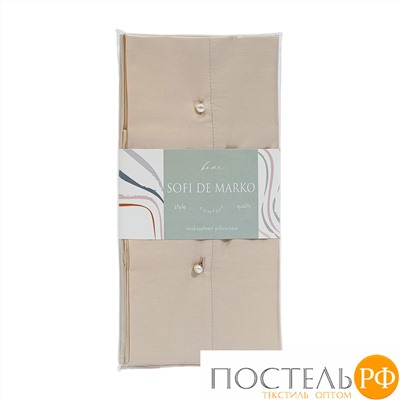 Нав-Пм-кр-50х70 Premium Mako (крем) Наволочка 50х70