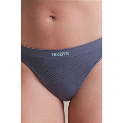 Tanga seamless azul