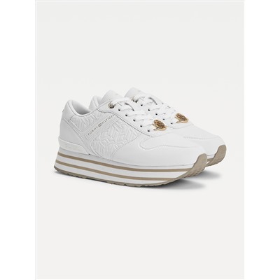TOMMY HILFIGER MONOGRAM PLATFORM SNEAKER