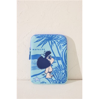Funda iPad neopreno azul Mafalda