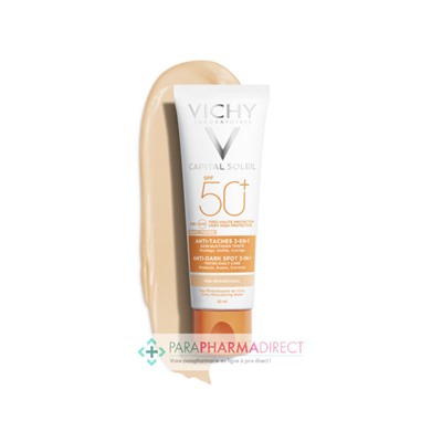 Vichy Capital Soleil SPF50+ Très Haute Protection Anti-Taches 3en1 50ml