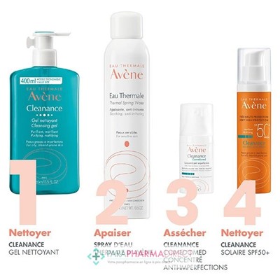 Avène Cleanance - Gel Nettoyant - Peaux Grasses à Imperfections - 100 ml