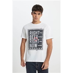 Lee, Regular Fit Normal Kesim %100 Pamuk Bisiklet Yaka Tişört