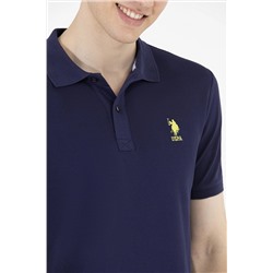 Erkek Lacivert Basic Polo Yaka Tişört