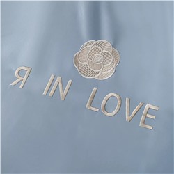 Комплект постельного белья Сатин-Шелк Я IN LOVE на резинке LVR011