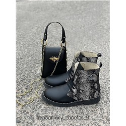 Ab. Zapatos 27025 serpiente · NEGRO+AB.Z Pelle · Abeja (460) Negro АКЦИЯ