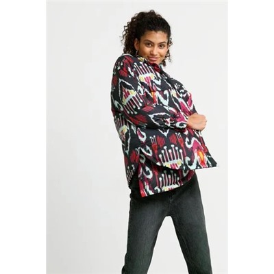 Sobrecamisa acolchada estampada