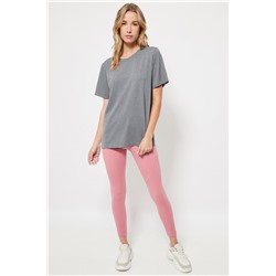 Leggings cintura alta Rosa