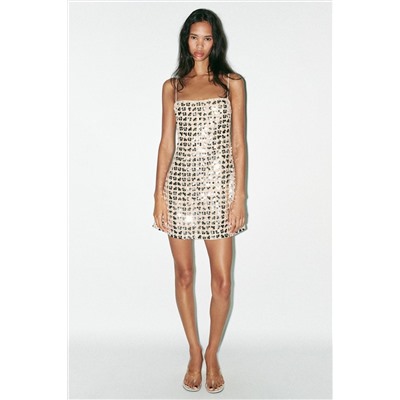 SEQUIN SHORT DRESS