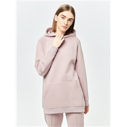Oversize худи QUOLL из 100% хлопка с флуорисцентной вышивкой