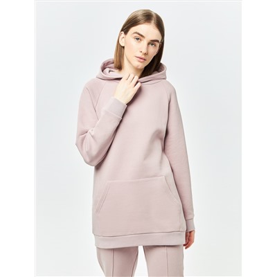 Oversize худи QUOLL из 100% хлопка с флуорисцентной вышивкой