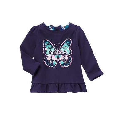 Butterfly Peplum Top