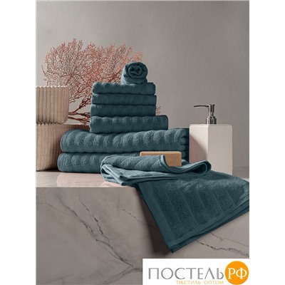ESTIA ТОРЛЕЙ морской К-т полотенец 30х50-4/50х80-2/70х130-2, 100% хлопок, 500 г/м2