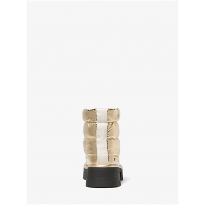 Barton Crackled Metallic Leather Boot
