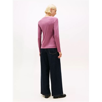 Long-Sleeve Crewneck Favorite T-Shirt