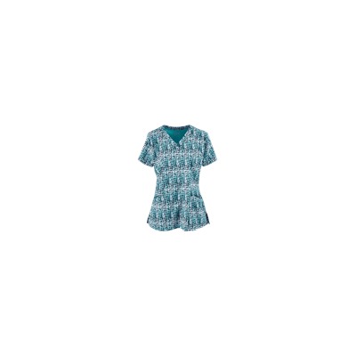 Barco One Scrubs Velocity Print Top
