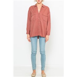 Camisa Naranja oscuro