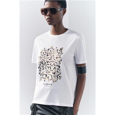 METALLIC T-SHIRT