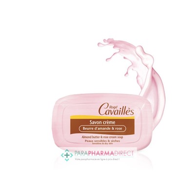 Rogé Cavaillès Savon Crème Beurre d'Amande & Rose 115g