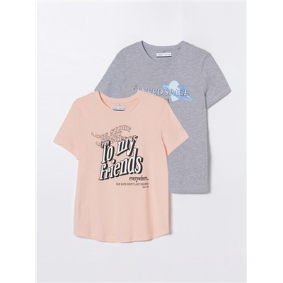 PACK OF 2 PRINTED T-SHIRTS